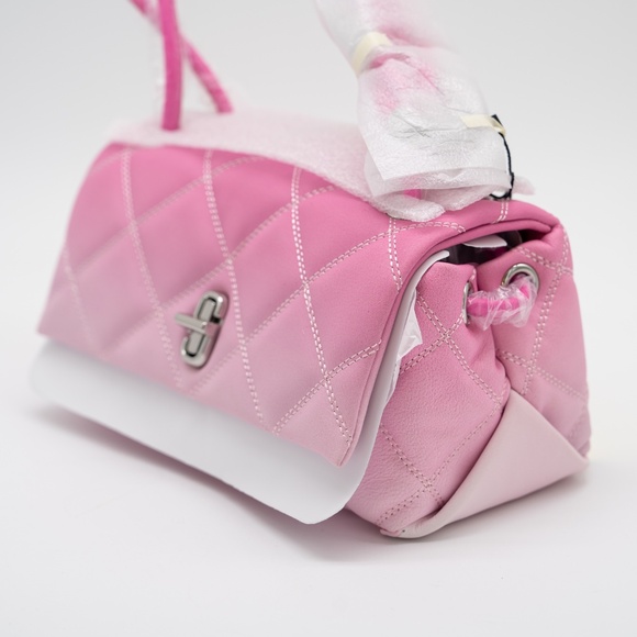Marc Jacobs Mini Shoulder Bag Dual Pink Ombre Leather - Picture 4 of 10